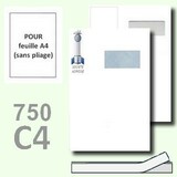 750 enveloppes C4 229x324 mm