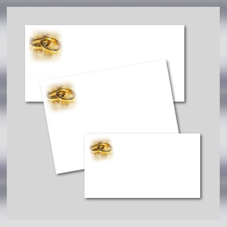 Enveloppe alliances mariage