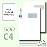 500 enveloppes C4 229x324 mm
