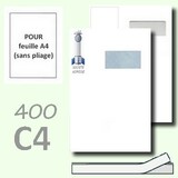 400 enveloppes C4 229x324 mm
